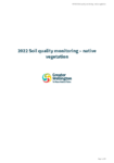 Soil quality monitoring 2022 preview