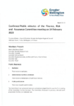 Confirmed Public minutes of the Finance, Risk and Assurance Committee meeting on 14 February 2023 preview