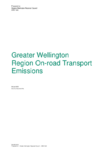 Greater Wellington Region On-road Transport Emissions  preview
