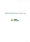 Duneland health monitoring data from 2018 to 2023 preview