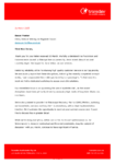Letter from Transdev - Wairarapa line  preview