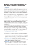 Housing and Business Development Capacity Assessment | Appendix 5.1 Metlink Public Transport Network overview preview
