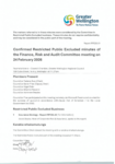 Confirmed Restricted Public Excluded minutes of the FRAC meeting on Tuesday 24 February 2026 preview