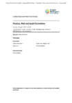 Finance, Risk and Audit Committee 18 August 2026 Order Paper preview