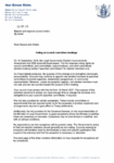 Letter from Minister Watts, Minister of Local Government re Voting at council meetings preview
