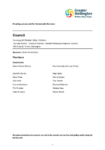 Council 29 October 2026 Order Paper preview
