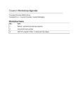 Council Workshop 8 October 2026 Public Agenda preview