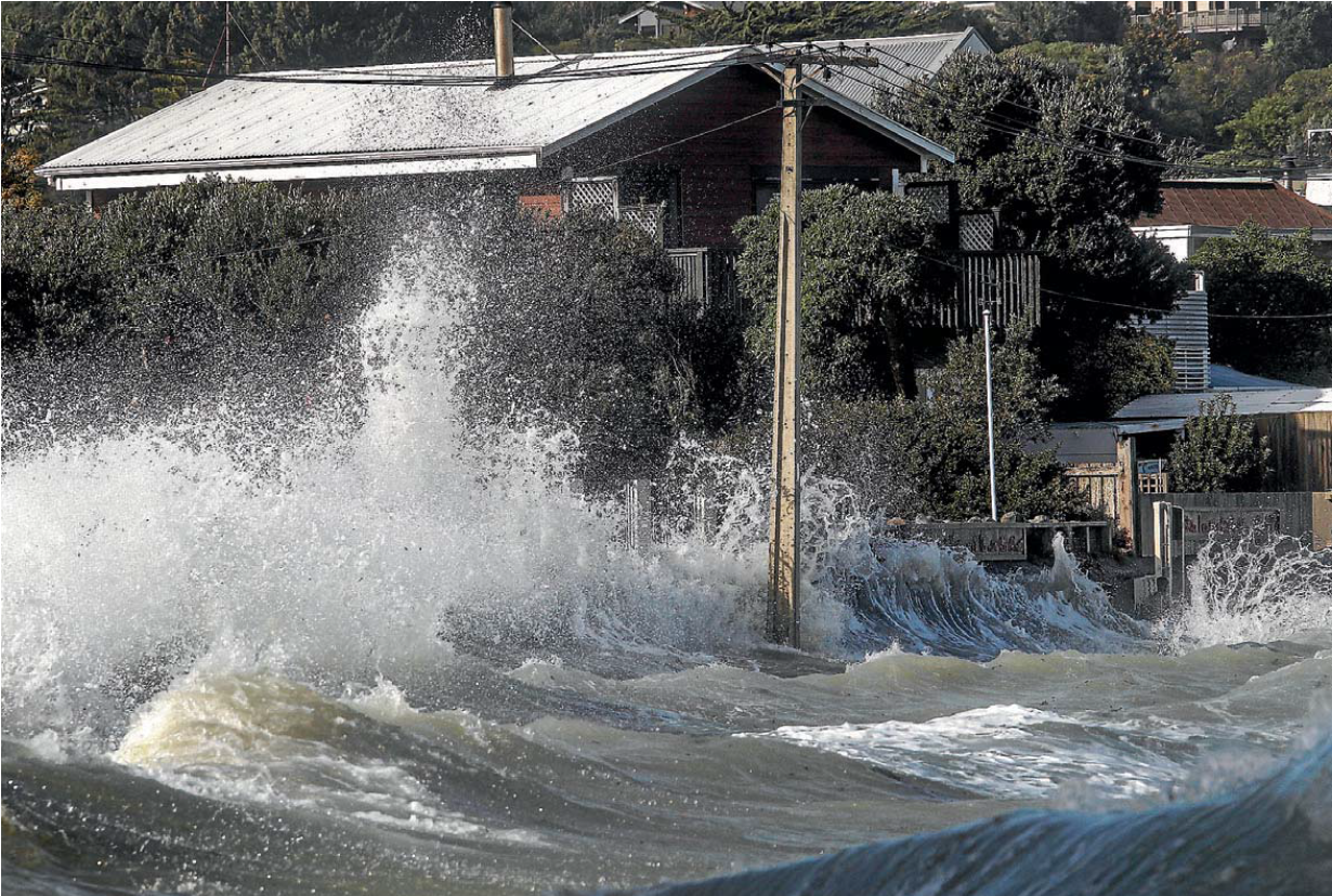 Flood at Plimmerton Beach