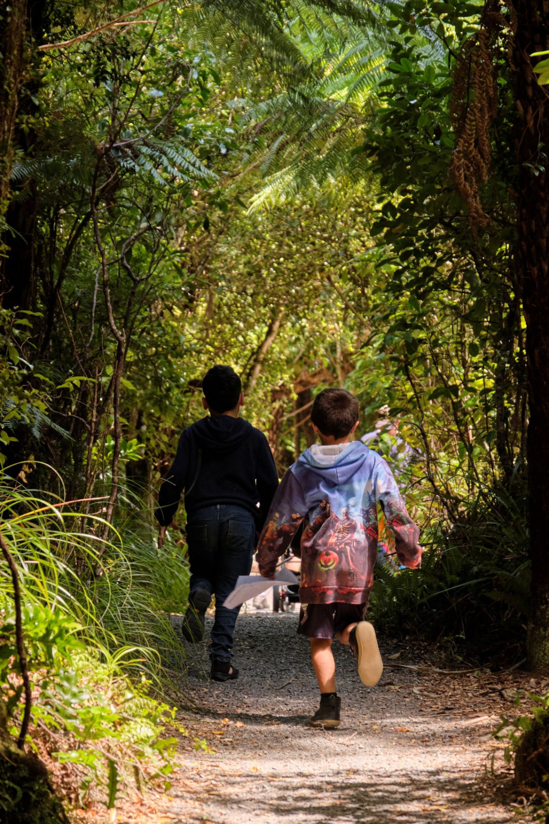 Running for treasure in a Greater Wellington treasure Hunt