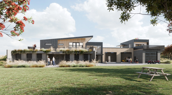 Artist's impression of the new Paekakariki Surf Club