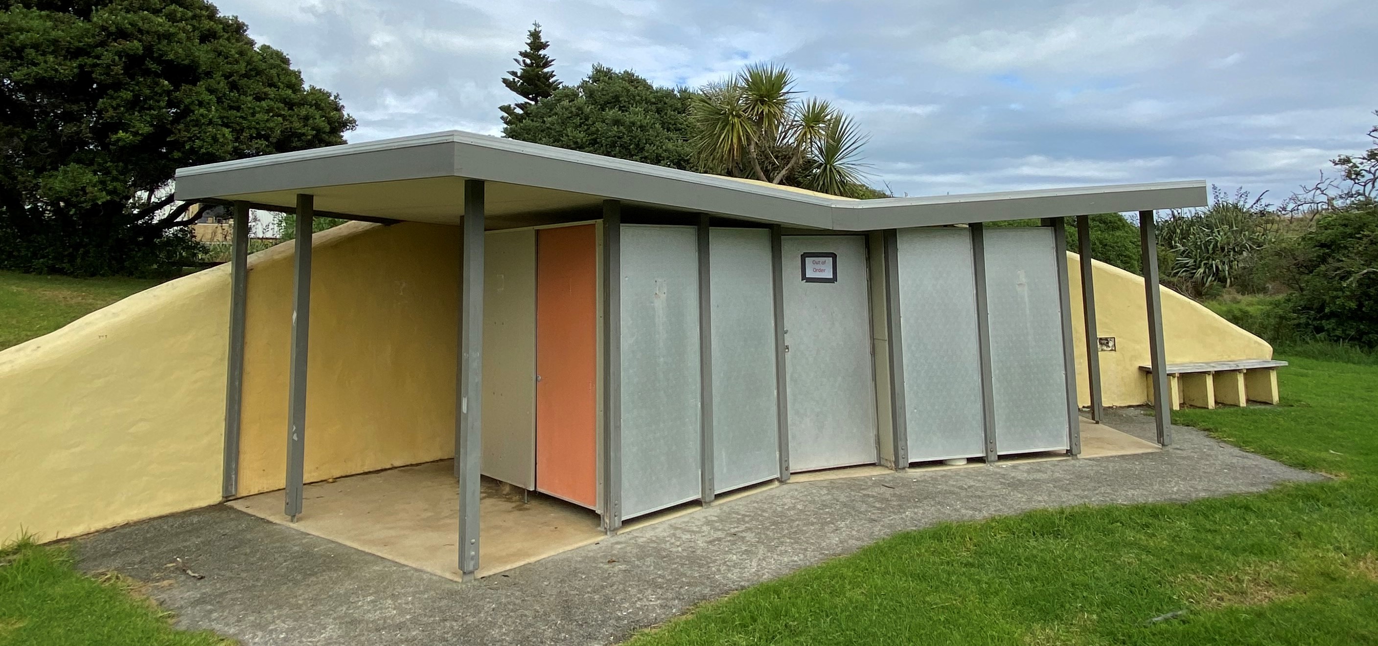 The toilets at the Paekākāriki entrance of QEP which are scheduled to be demolished