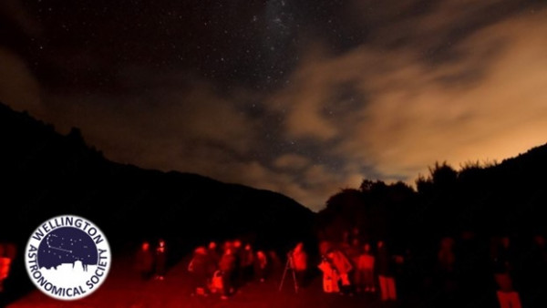 A picture from the first dark skies event held in partnership with Wellington Astronomical society 
