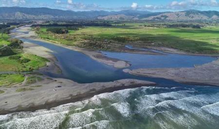 A view of the Ōtaki River