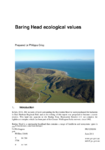 Baring Head Ecological Values (Dr. Philippa Crisp, GWRC, 2011) preview