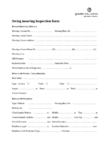 Swing Mooring Inspection Form preview