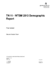 Technical Note 11 - WTSM 2013 Demographic Report preview