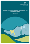 Climate and Water Resource Summary for the  Wellington Region - Spring 2015 summary preview