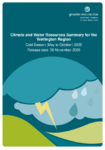 Climate and Water Resources Summary for the Wellington Region - Cold Season (May to October) 2020 summary preview