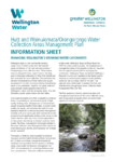 Hutt and Wainuiomata/Orongorongo water collection areas - Water Catchment Management plan information sheet preview