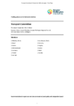 Transport Committee 22 September 2022 order paper preview