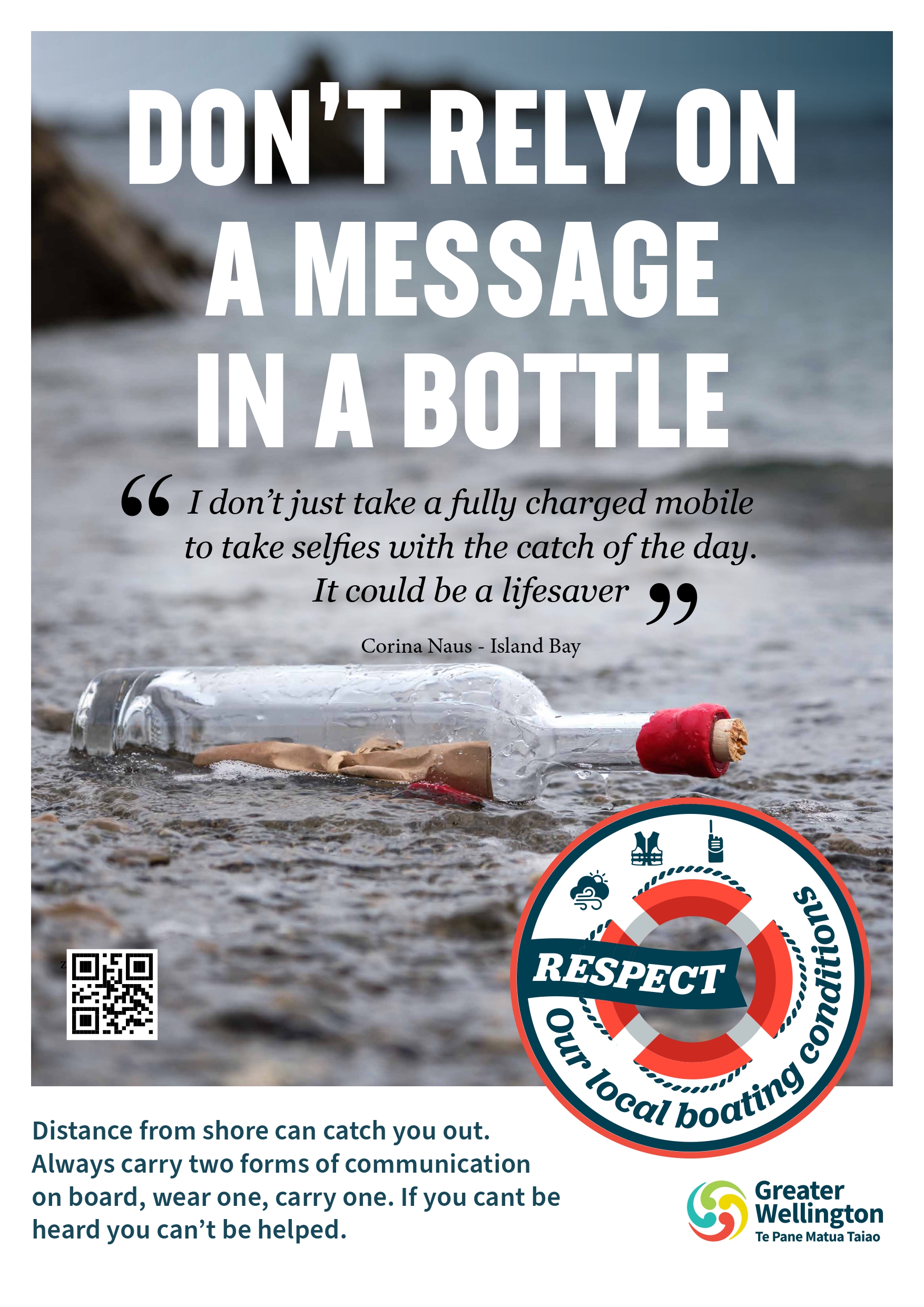 Don't rely on a message in a bottle